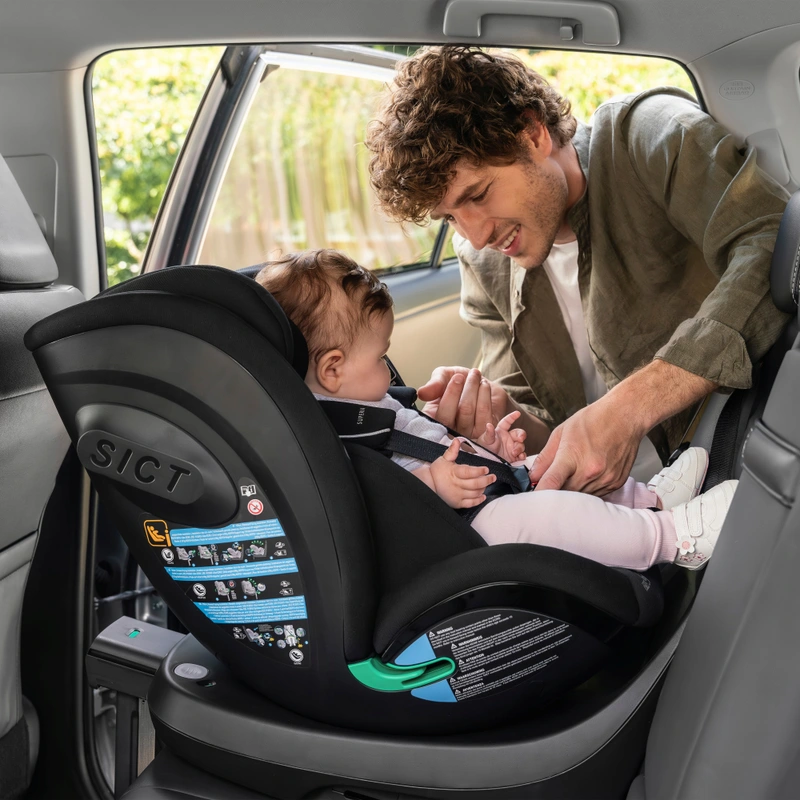EnfaSafe Superia rotating car seat interior