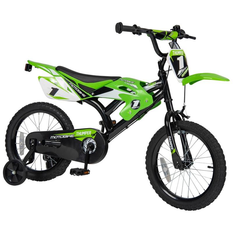 Velo Motocross 16 Pouces Vert Smyths Toys France