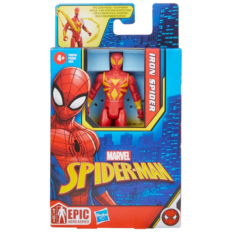 Marvel Spider-Man Figuur Iron Spider 10 cm