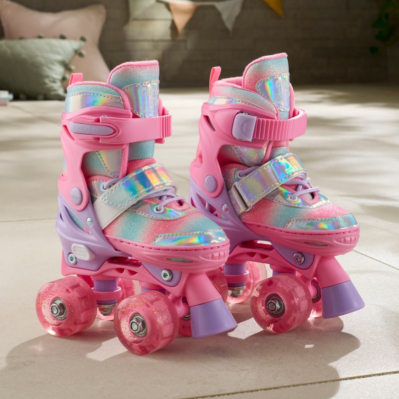 Patins à Roulettes Glitter Glow LED Taille 31-34