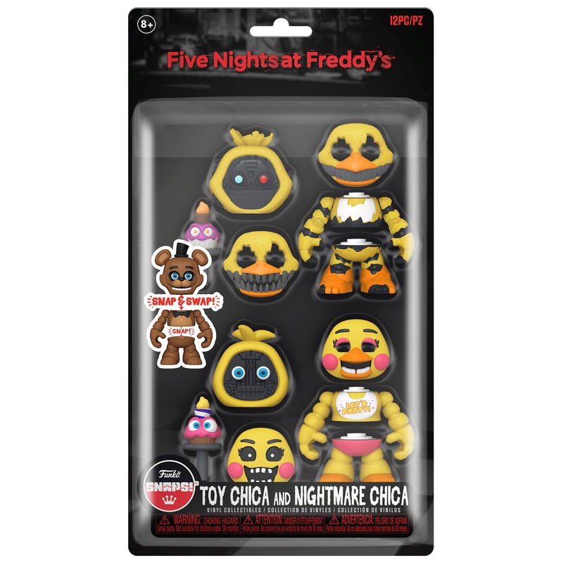 Funko Snaps! - Five Nights at Freddy's Pack Figurines Toy Chica & Nightmare Chica