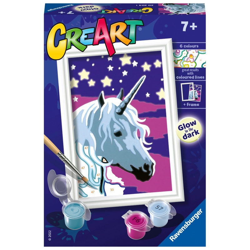 Ravensburger Creart Schilderen op Nummer Unicorn Dreams