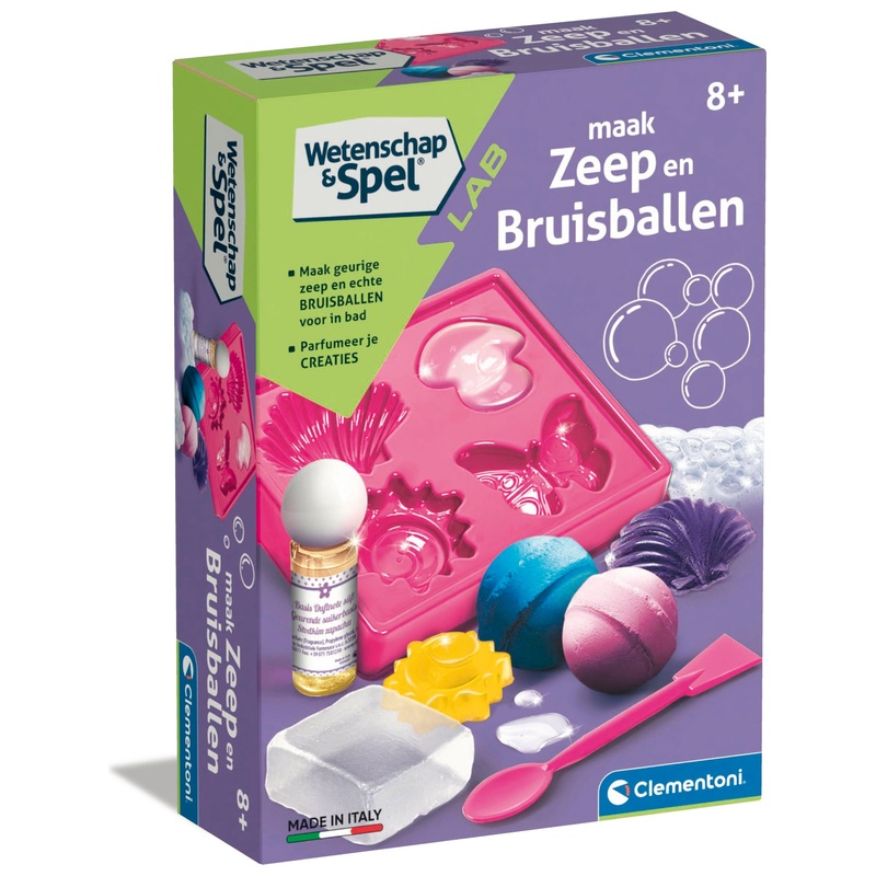 Clementoni Wetenschap & Spel Zeep en Bruisballen Set