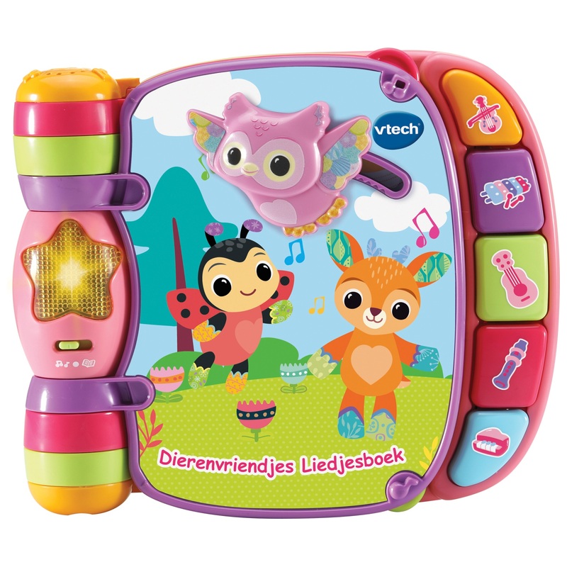 VTech Baby Dierenvriendjes Liedjesboek roze