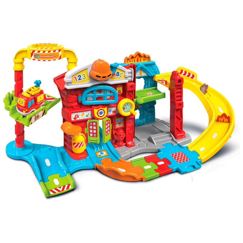 VTech Toet Toet Auto's Brandweerkazerne met Bas Brandweer