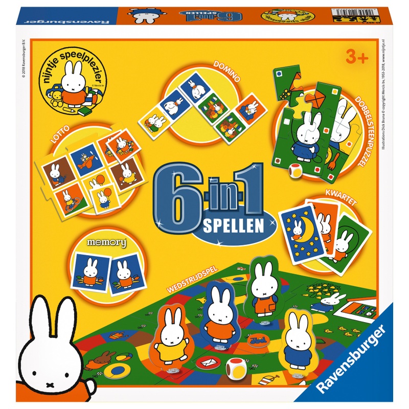Ravensburger nijntje 6-in-1 spellen