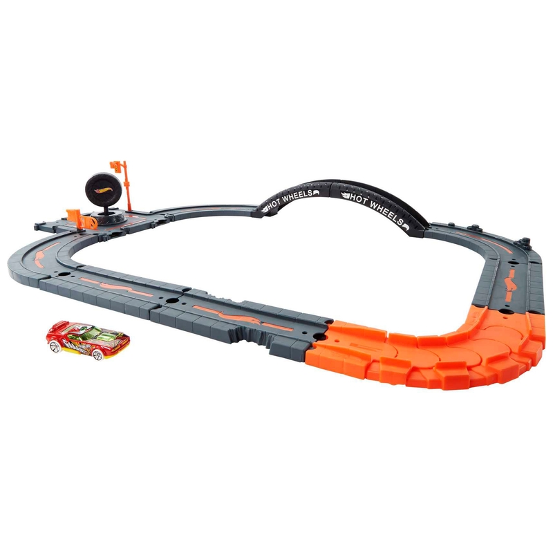 Hot Wheels City Racebaan Uitbreiding City Expansion Track Pack met Auto 1:64
