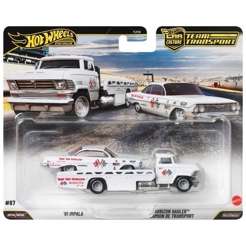 Hot Wheels Premium Team Transport '61 Impala & Horizon Hauler 2 Pack