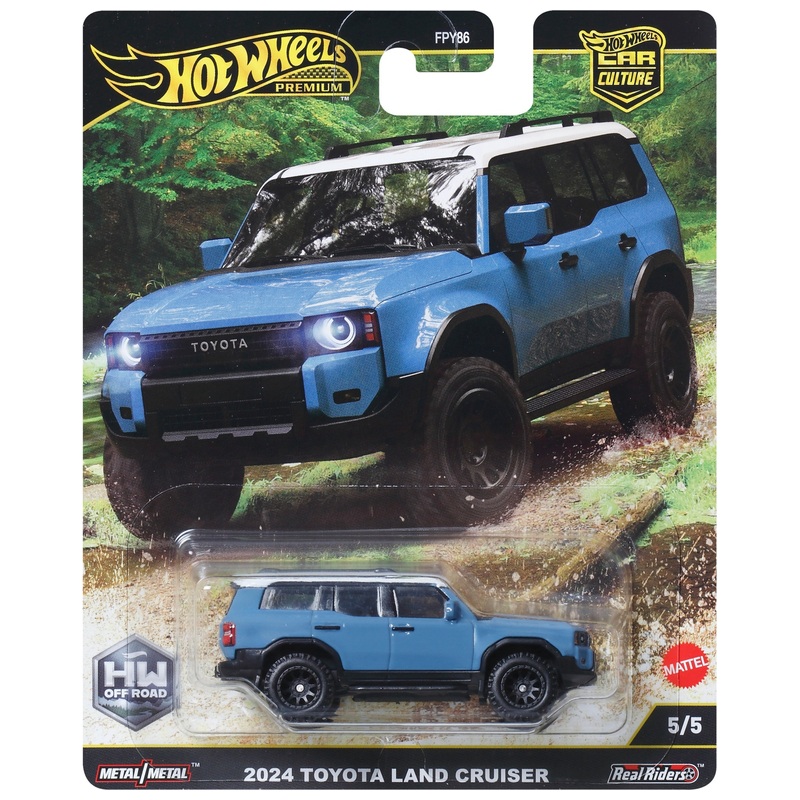 Hot Wheels - Car Culture Premium 1/64 Véhicule Toyota - Modèle Aléatoire