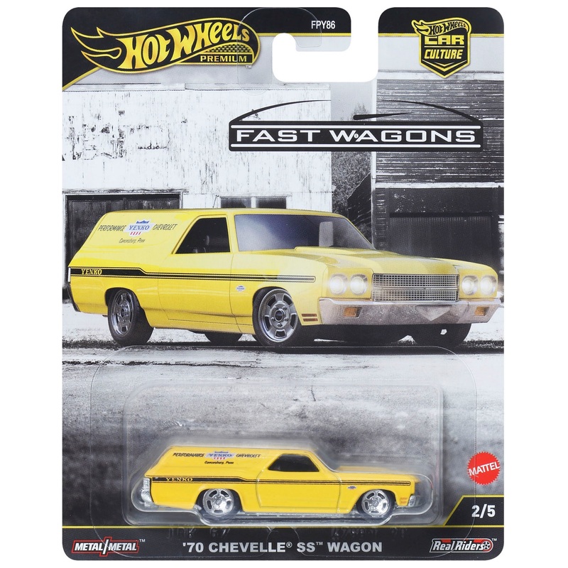 Hot Wheels - Car Culture Premium 1/64 Véhicules Chevelle '70 SS Wagon