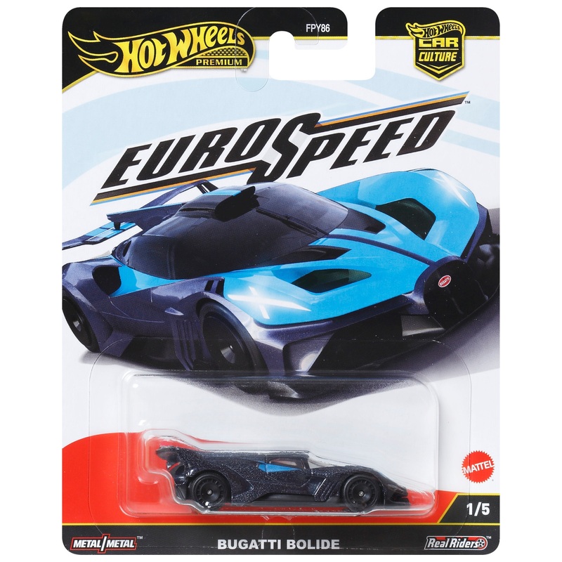 Hot Wheels Bugatti Bolide Chase チェイス Hot Wheels Premium Car Culture Eurospeed 1:64 Bugatti Bolide Die