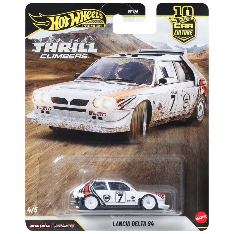 Hot Wheels Premium Car Culture Thrill Climbers Auto Lancia Delta