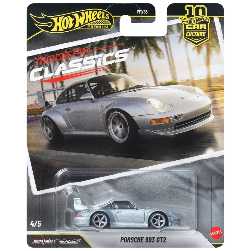Hot Wheels Premium Modern Classics 1:64 Porsche 993 GT2 Die-Cast Car