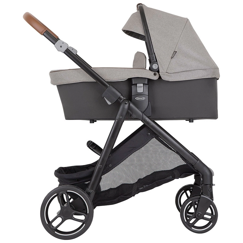 Graco Near2Me 3-in-1 Travel System with R129 Car Seat Heather view 5