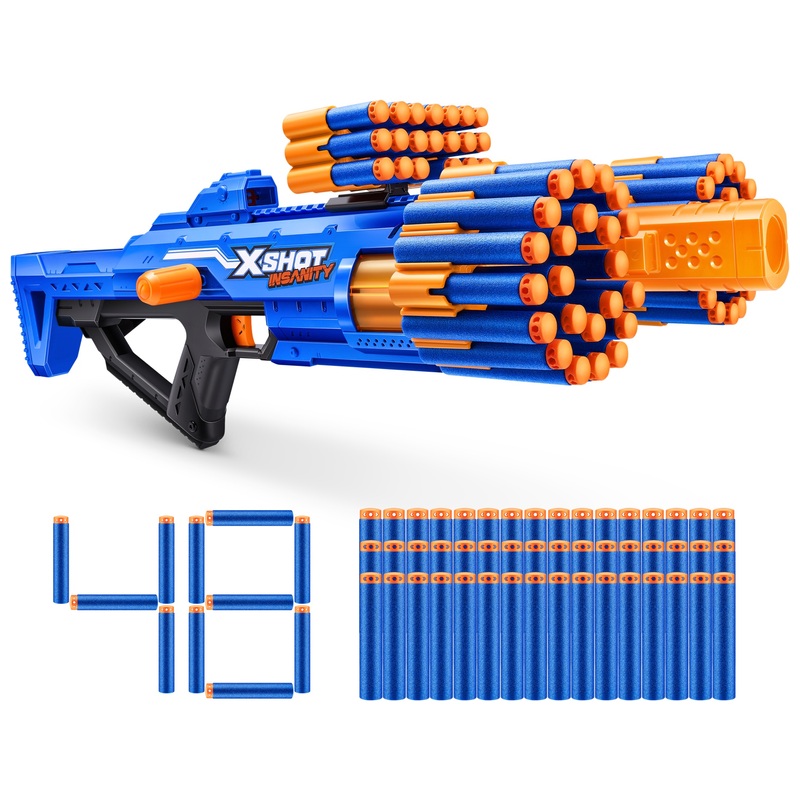 XSHOT by ZURU Insanity Blaster Berzerko with 48 Darts