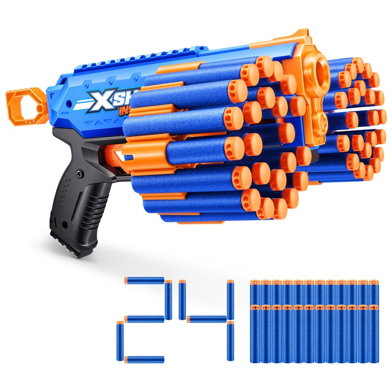 XSHOT - Blaster Insanity Manic avec 24 Fléchettes