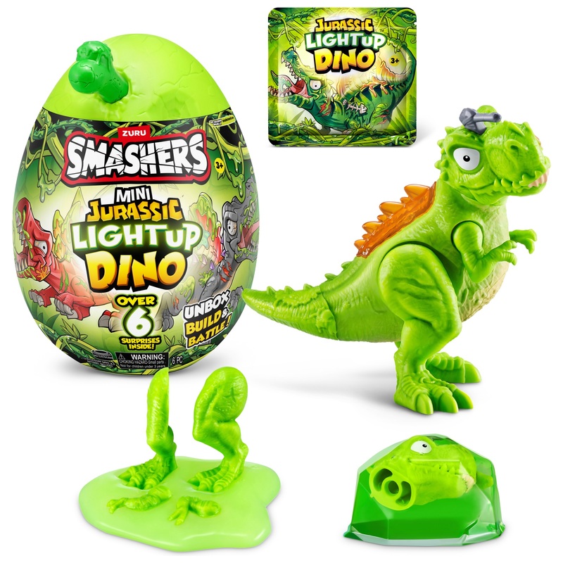 Smashers Dino Ei Mini Jurassic Light Up assorti