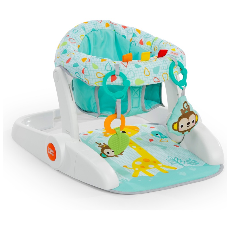 Bright Starts Wild Wiggles Learn-to-Sit Activity Floor Seat