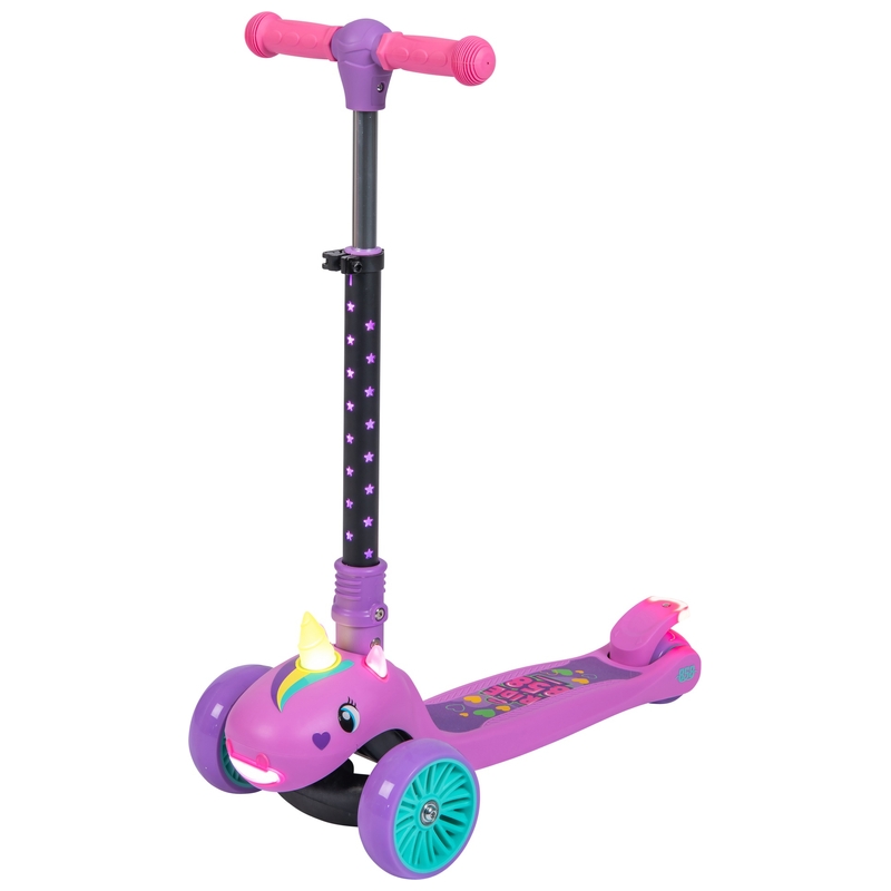 Trottinette 3 Roues Ride 858 Light Up Licorne