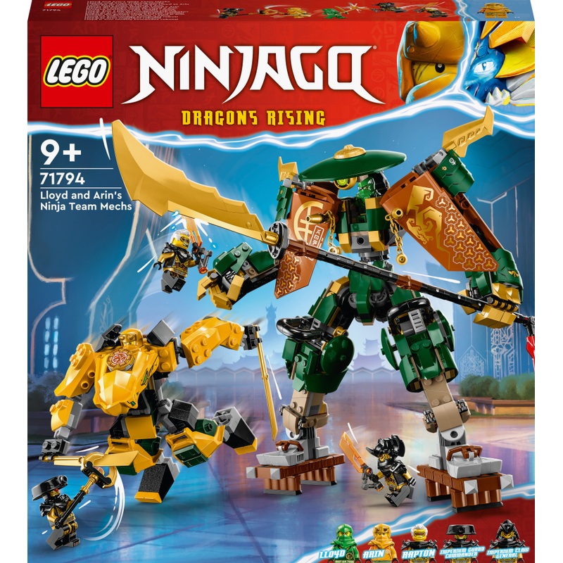 LEGO Ninjago 71794 L'Équipe de Robots des Ninjas Lloyd et Arin
