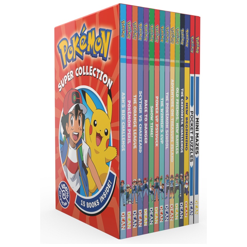 新品　Pokemon Super Collection 15冊セット Pokémon 15 Books Super Collection Box Set | Smyths Toys UK