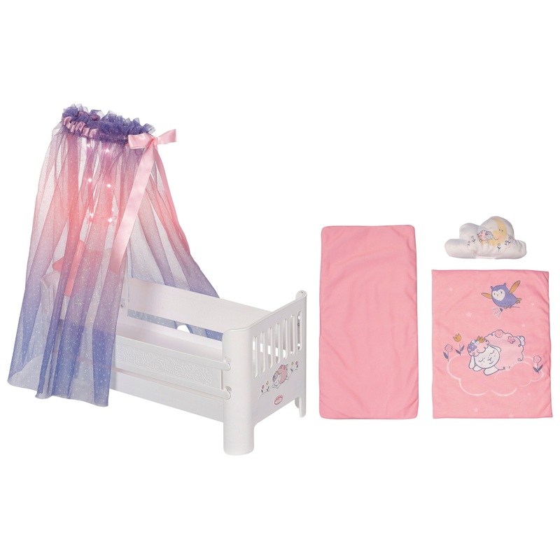 Baby Annabell Poppenbed Sweet Dreams met lichtkoepel en speeldoos