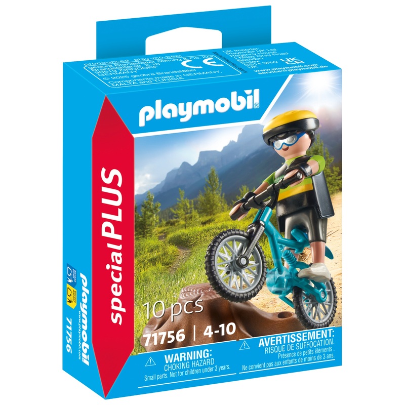 PLAYMOBIL Special Plus 71756 Mountainbiker | Smyths Toys Nederland