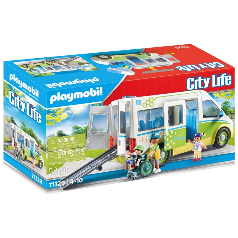 PLAYMOBIL City Life 71329 Schoolbus Set
