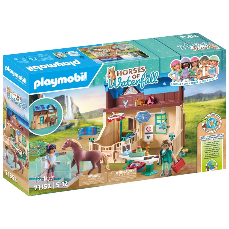 Playmobil - Horses of Waterfall 71352 Vétérinaire et Centre de Thérapie