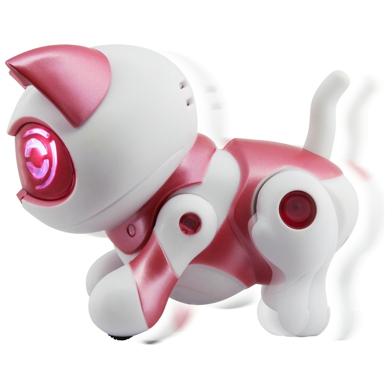 Teksta Mini Interactieve Robotkat roze