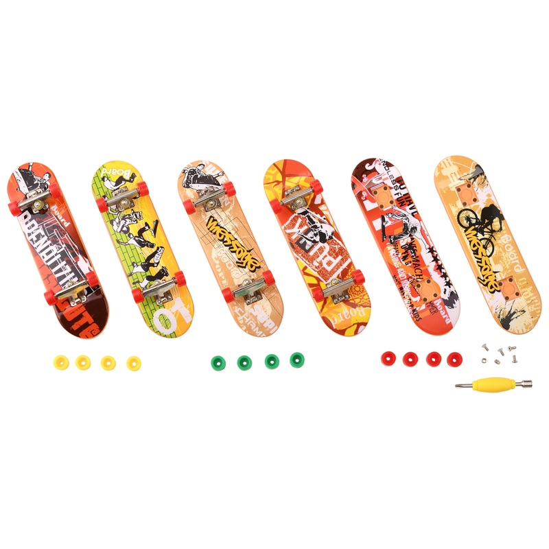 Skate Park Finger Skateboard 6 Pack