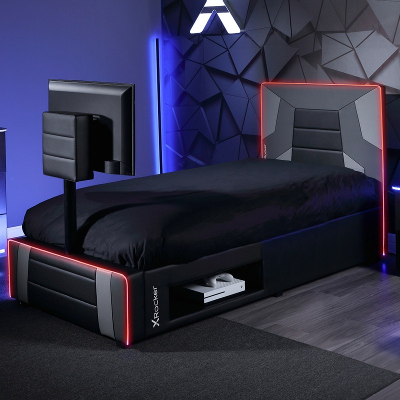 X Rocker Somnus Neo Fibre LED TV Gaming Bed | Smyths Toys UK