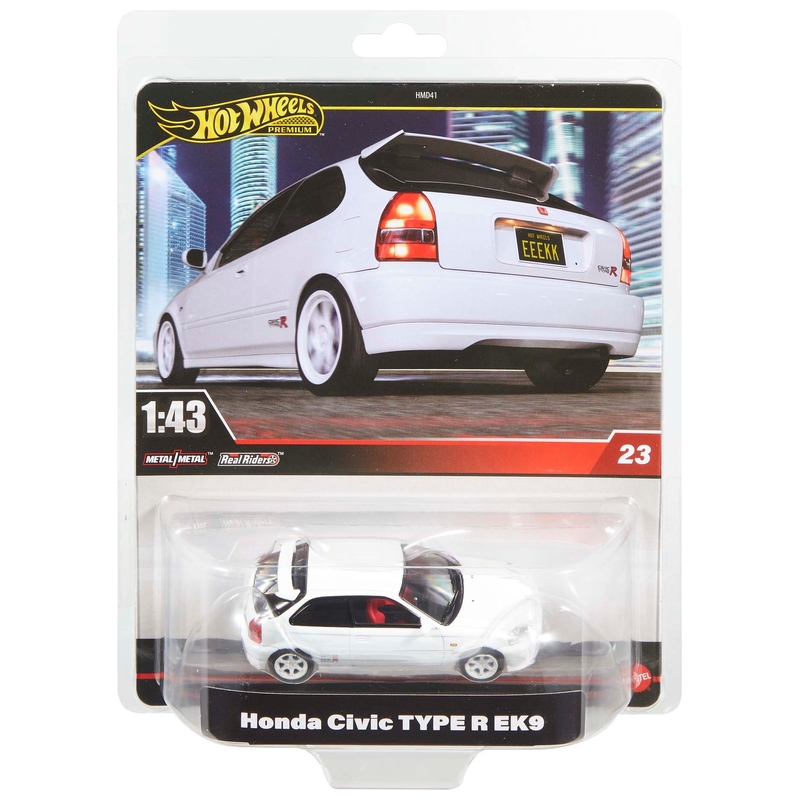 1/43 ホットウィール HONDA CIVIC TYPE R EK9 Hot Wheels Premium Diecast Cars Honda Civic TYPE R EK9 1:43