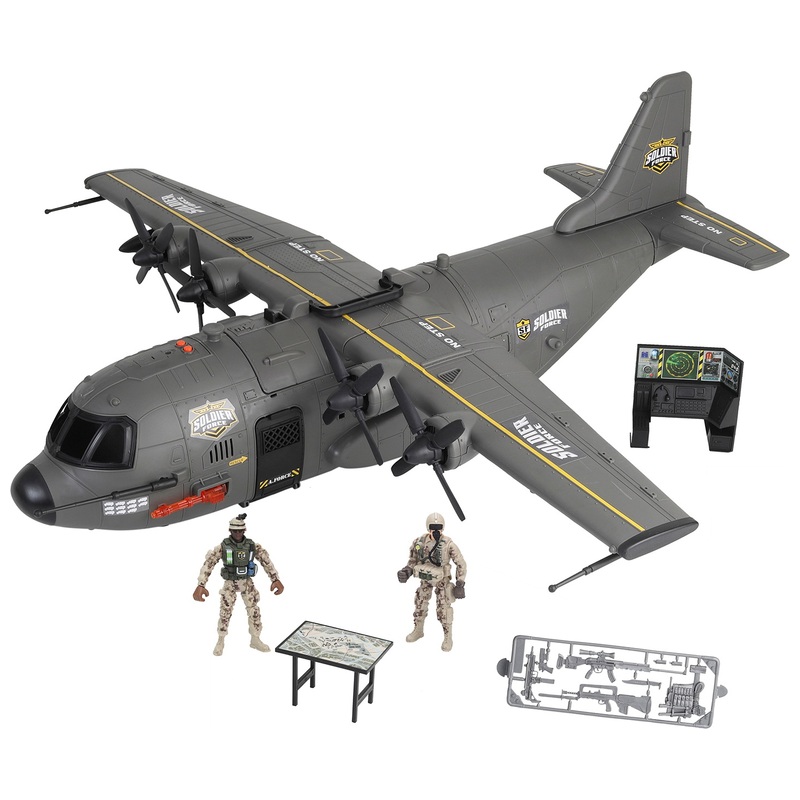 Soldier Force Speelset Hercules Cargo Vliegtuig met Licht en Geluid