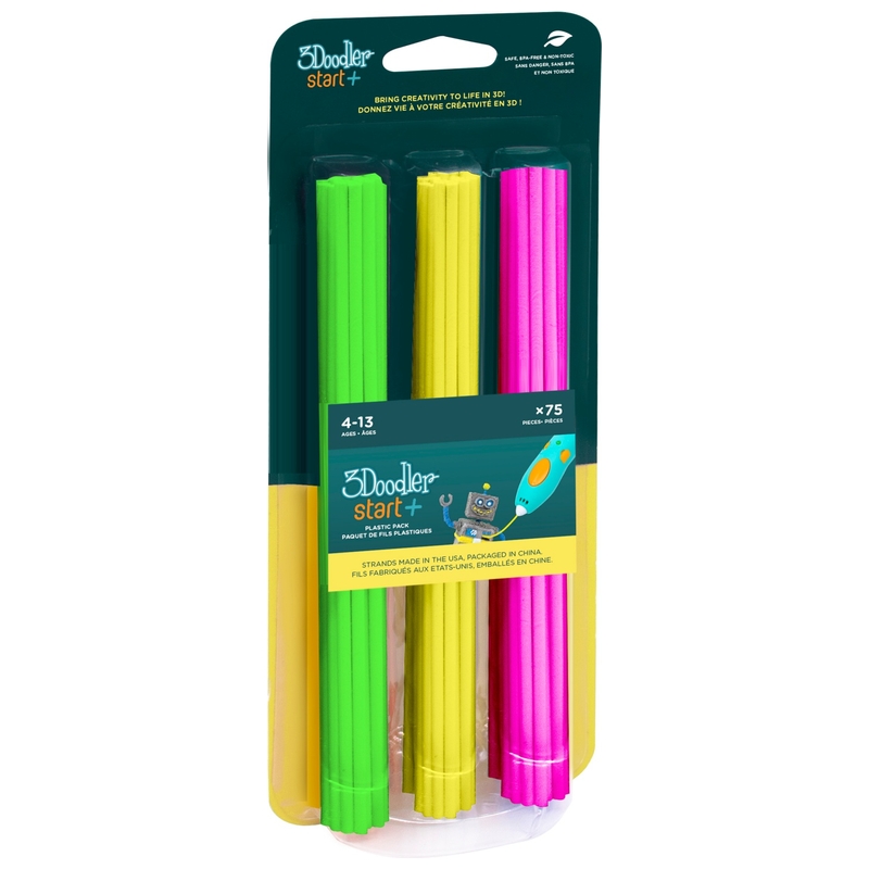 3Doodler Navulverpakking voor de Start+ 3D-Stift voor Kinderen assorti