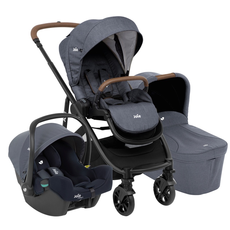 Joie 3-in-1 Kinderwagen Versatrax E Trio Combiwagen Moonlight grijs
