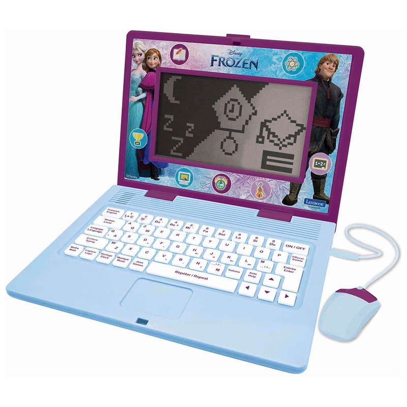 Disney La Reine des Neiges - Ordinateur Lexibook Éducatif Bilingue