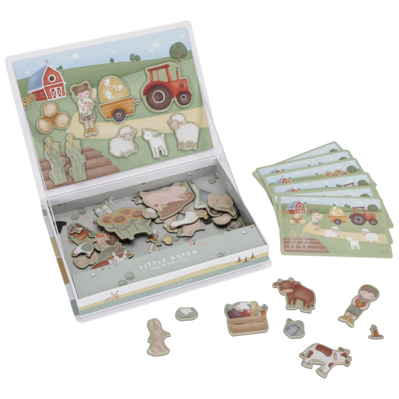 Little Dutch Houten Magnetisch Speelbord Little Farm