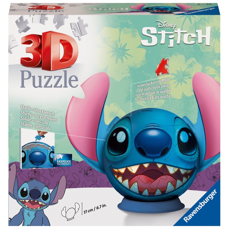 Ravensburger Disney Stitch 3D Puzzle 77 Pieces