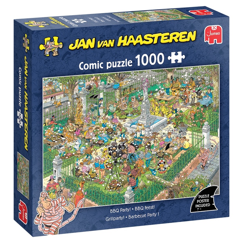 Jan van Haasteren Puzzel BBQ Feest! 1000 stukjes