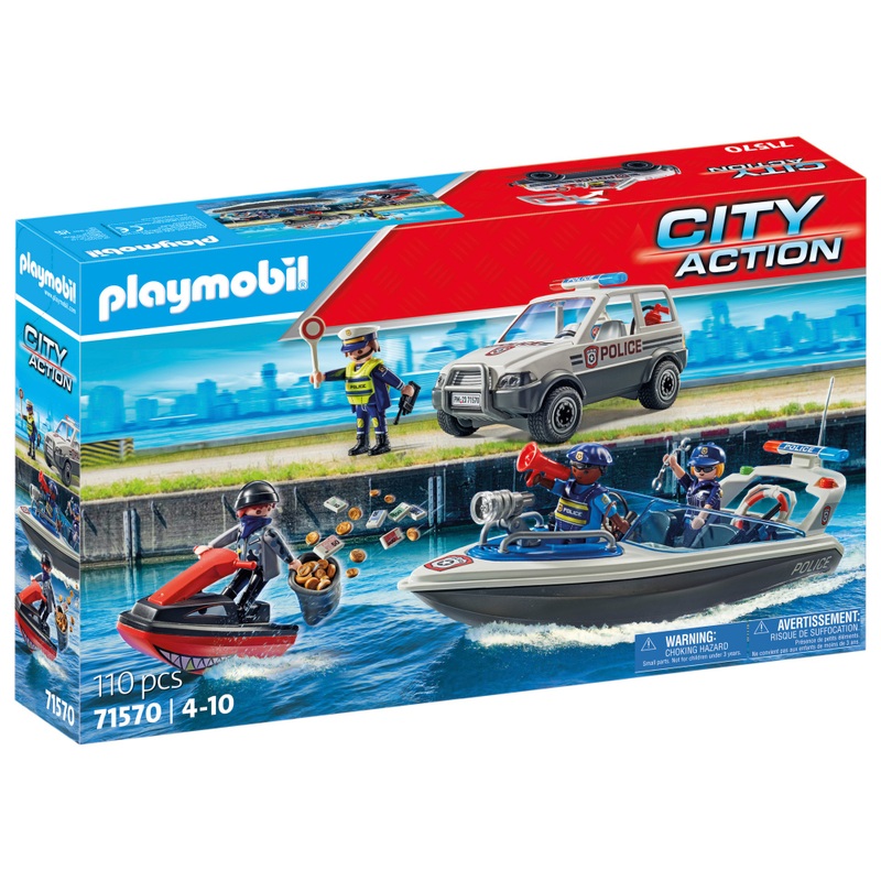 Playmobil - City Action 71570 Poursuite de Police