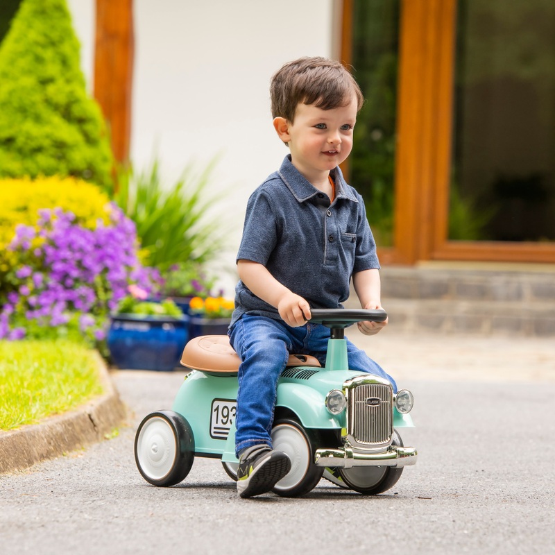 Retro Loopauto mintgroen