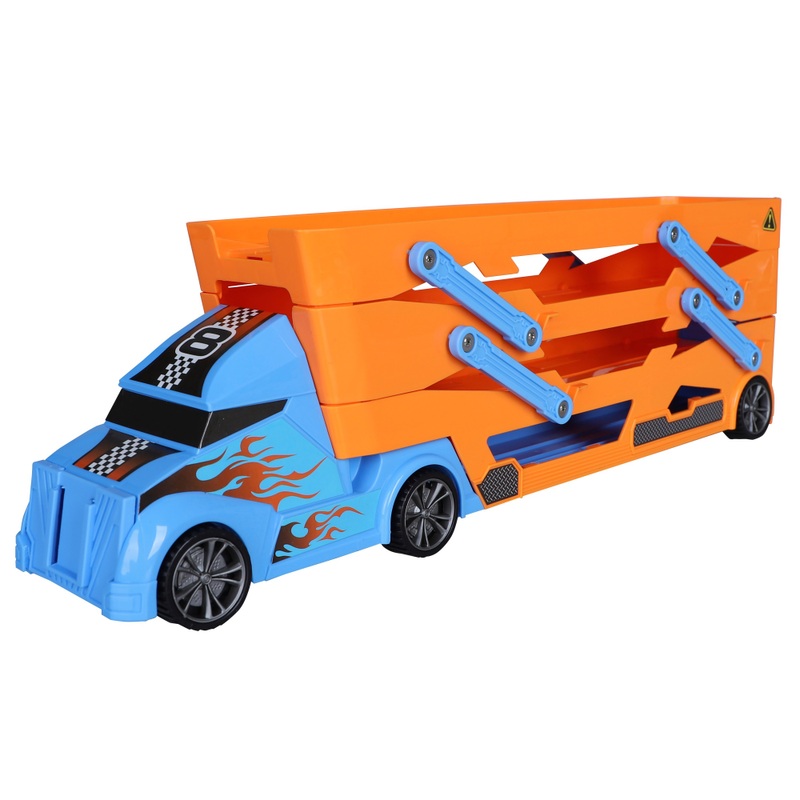 Super Wheelz Autotransporteur met 3 voertuigen