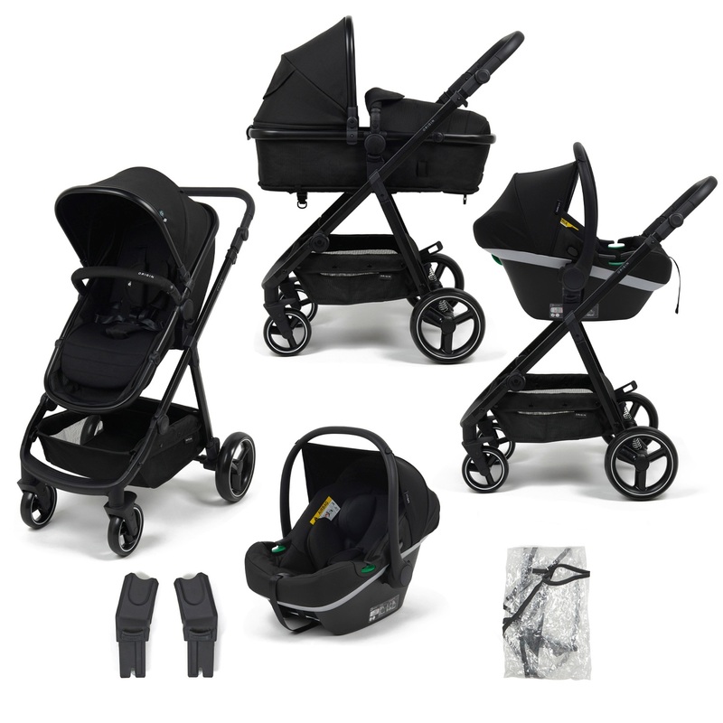 Babylo 3-in-1 Kinderwagen Origin XTI Combiwagen zwart
