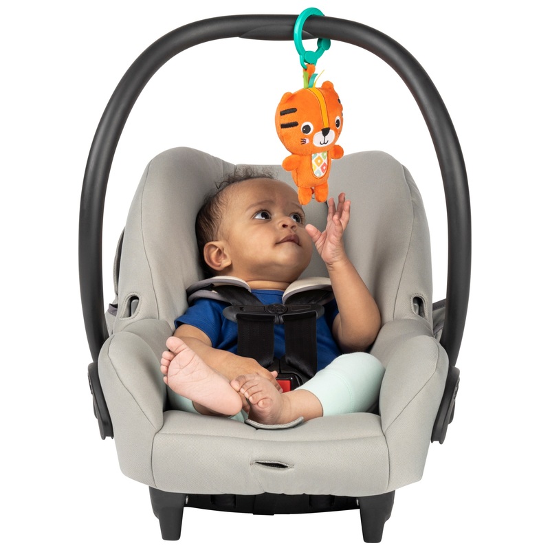 Bright Starts Kinderwagen Speelgoed Jingle Joy Tijger met Rammelaar