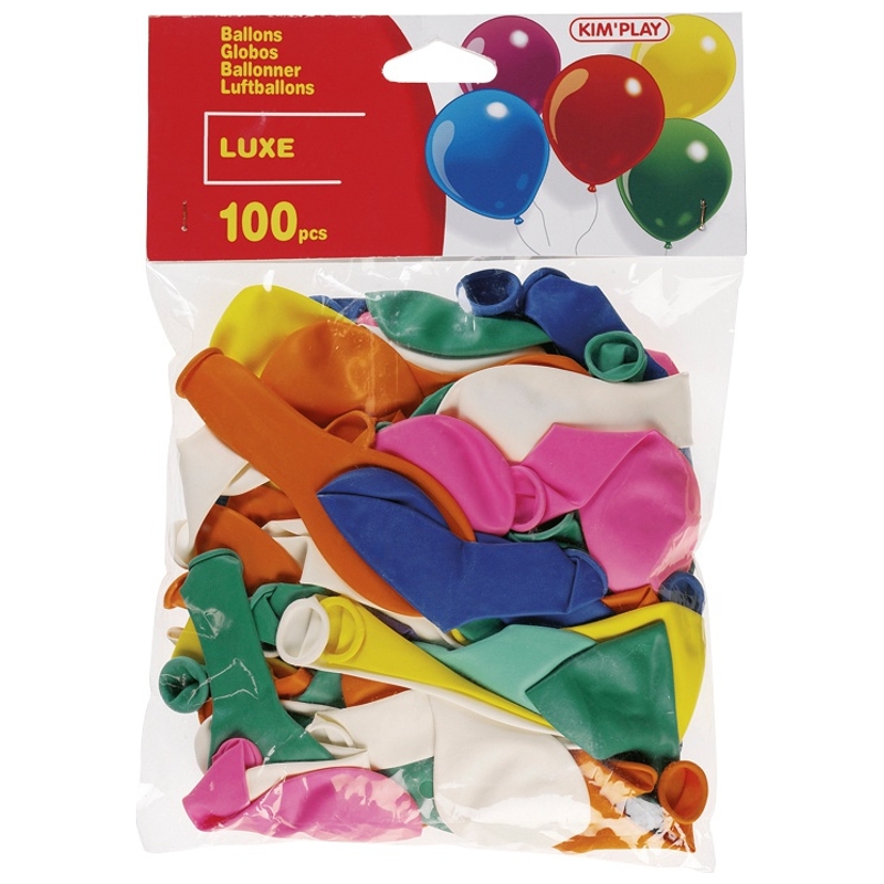 Lot 100 Ballons Assortis