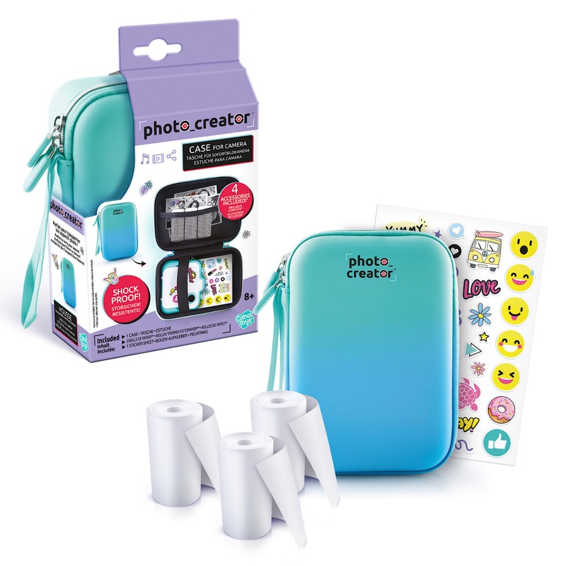 Photo Creator - Pochette pour Appareil Photo + 30 Recharges + Autocollants