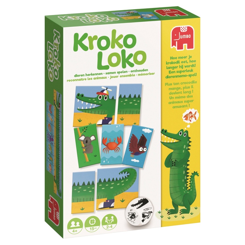 Jumbo Kroko Loko Dobbelspel