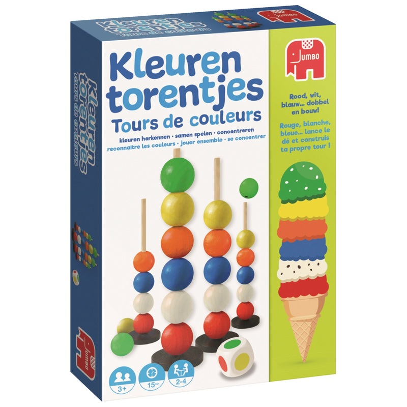 Jumbo Kleurentorentjes Dobbelspel
