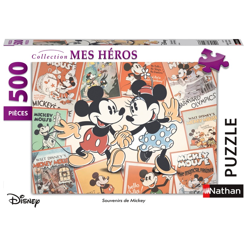 Disney - Puzzle Souvenirs de Mickey 500 Pièces